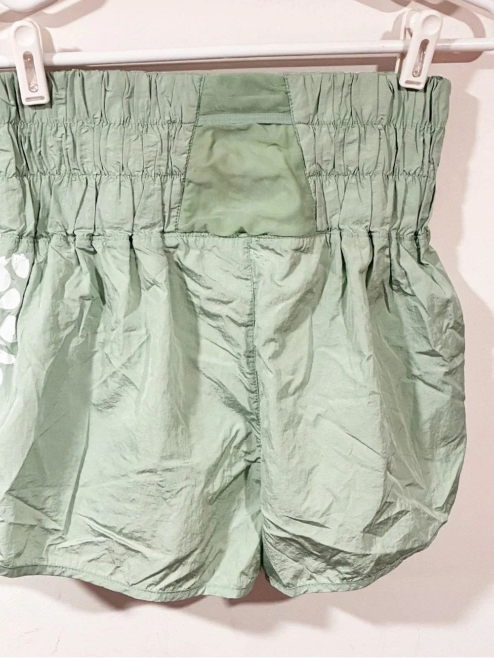 Free People Green Mist The Way Home High Rise Shorts‎ Size Medium